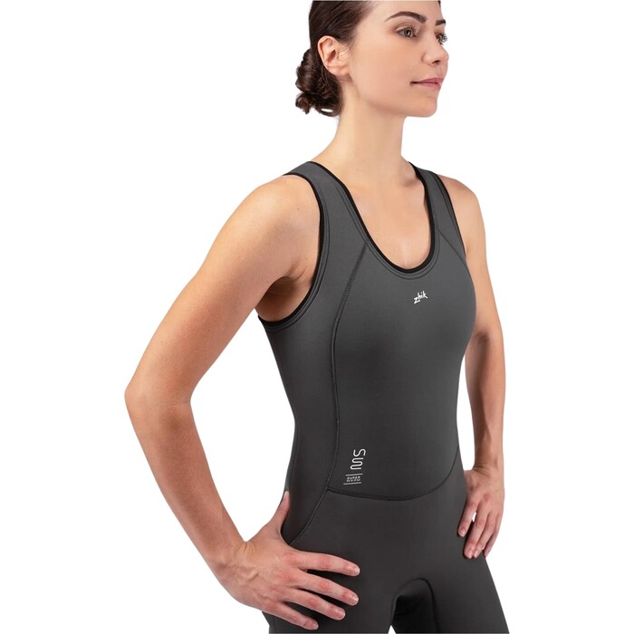 2024 Zhik Womens Superwarm Skiff Long John Wetsuit SKF-1130-DGY - Dark Grey